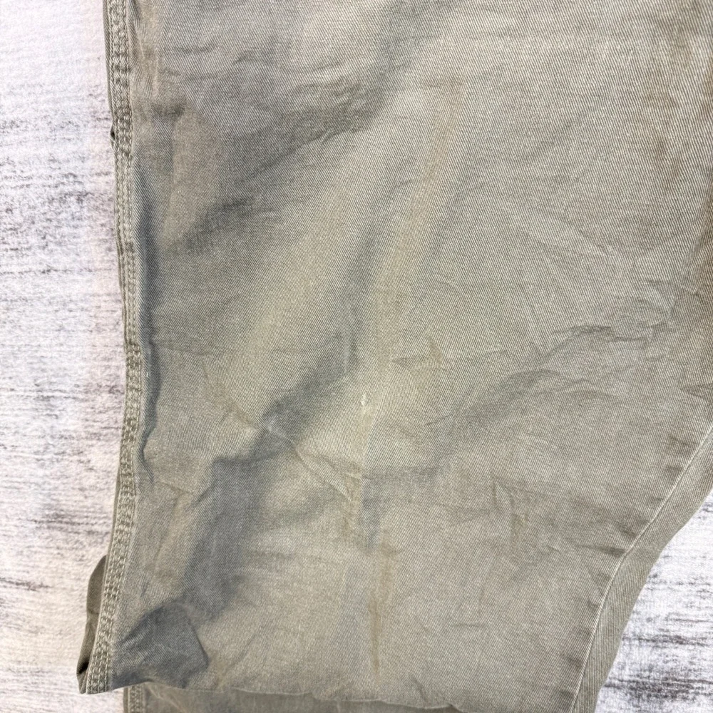 Wrangler WRG‎ Jean Co Mens Carpenter Pants Olive Green Relaxed See Measurement